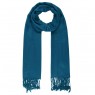 Echarpe Lisa Petroleo c/ Franjas Viscose 220g 180x70 cm