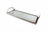 Bandeja de Aço Polido Retangular 5X12X30CM