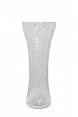 Vaso/Cachepot em Vidro Transparente Trabalhado A28XD11 cm