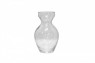Vaso/Cachepot em Vidro Transparente Trabalhado A15XD6 cm
