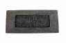 Cascata/Fonte Retangular Trabalhada Cinza Escuro c/ Led 32X7X73 cm
