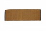 Tapete Passadeira de Algodão Amarelo e Cinza Zig Zag 120X35 cm