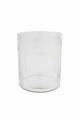 Vaso/Cachepot em Vidro Trabalhado 15X12,5 cm