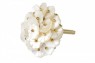 Puxador Madrepérola Mini Flores 4x4x2 cm
