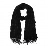 XALE VISCOSE EXCLUSIV LYCRA  BLACK  070x180 CM