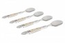 Conjunto Colheres Pequenas em Aço Inox 4 Peças 9x2 cm