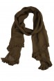 Echarpe Verde Militar c/ Babado em Viscose Detalhado 160x50 cm