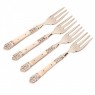Jogo 4Pecas Garfo Aco Inox Cabo Resina 13X2CM