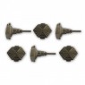 kit 6 Puxadores Metal Glamour Dourado A4XL4,8XC3,5