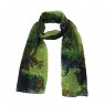 Echarpe Verde Lima Floral Poly Chiffon 170x50 cm