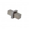 PUXADOR BOX INOX DUPLO 22,5MMx15MM