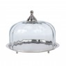 CUPULA OVAL COM BANDEJA PE-13127 23x19,3x16,5 CM