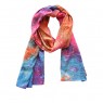 Echarpe Tie Dye Estampada c/ Variação de Cor Viscose 160x55 cm