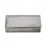 Bolsa PVC Strass Prata A13xC26xL6 cm