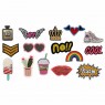 Patches/Etiquetas Aplicáveis kit c/ 15 pçs