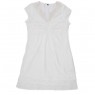 Vestido Saída de Praia Branco em Algodão c/ Renda A88xL40 cm