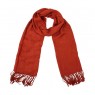 Echarpe Lisa Ferrugem 150g c/ Franja Viscose 180x70 cm