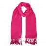 Echarpe Lisa Pink c/ Franjas Viscose 100g 160x55 cm