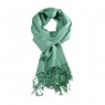 Echarpe Lisa Verde Lima 220g c/ Franja Viscose 180x70 cm