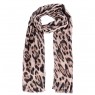 Xale 100% Poliester Animal Print Onca 180X90CM