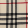 Xale 100% Acrilico Xadrez Branco com Preto 170X80CM