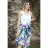 Xale 100%  Poliester Floral Tropical 180X90 CM