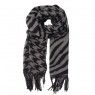 Xale 100% Acrilico Zebra com Pied Poule 170X80CM