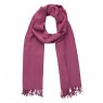 Echarpe Lisa Uva Forte 150g c/ Franja Viscose 180x70 cm