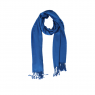 Echarpe em Viscose Lisa Azul Royal com Franja 220 g A180xL70 cm