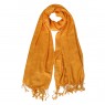 Echarpe Lisa Caramelo 150g c/ Franja Viscose 180x70 cm