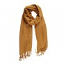 Echarpe Lisa Caramelo 220g com Franja Viscose 180x70 cm