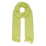 Echarpe Lisa Lime 220g c/ Franja Viscose 180x70 cm