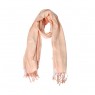 Echarpe em Viscose Lisa Baby Pink com Franja 220 g A180xL70 cm