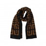 Xale100% Acrilico Geometrico Brown 180X30CM