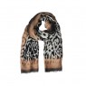 Xale 100% Poliester Animal Print Terroso 180X90CM