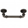 Puxador Alça Antique em Ferro Tubular Industrial 5x13,6x4 cm