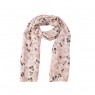 Xale 100%  Poliester Onca Rose 180X90 CM