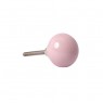 Puxador Cerâmica Liso Rosa 3X3X4CM