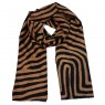 Xale 100% Poliester Zebrado Pele Medio 180 X 80 CM