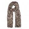Xale  100%  Poliester Zebra com Brilho 180X90 CM