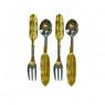 JG DE TALHERES EM ACO INOX 3  PCS! HE 1238