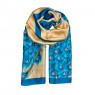 XALE 100%  POLIESTER PAVAO BLUE 180X90 CM