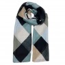 XALE 100%  POLIESTER GEOMETRICO AZUL 180X90 CM