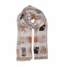 XALE 100%  POLIESTER CATS FENDHI 180X90 CM