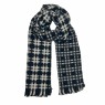 XALE 100%  POLIESTER GEOMETRICO HASTAG  BLACK 180X60 CM