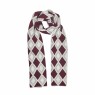 XALE 100% ACRILICO TRICOT VINHO/FENDHI 180X35CM