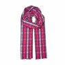 XALE 100%  POLIESTER XADREZ PINK 200X60 CM