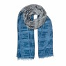 XALE 100%  POLIESTER  GRADATION CELESTE 180X90 CM