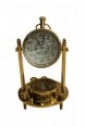 Relogio De Mesa Metal Dourado A12xL8 CM