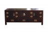 Aparador de Madeira Rústico Baixo 4 Portas e 3 Gavetas A65xL150xP40 cm